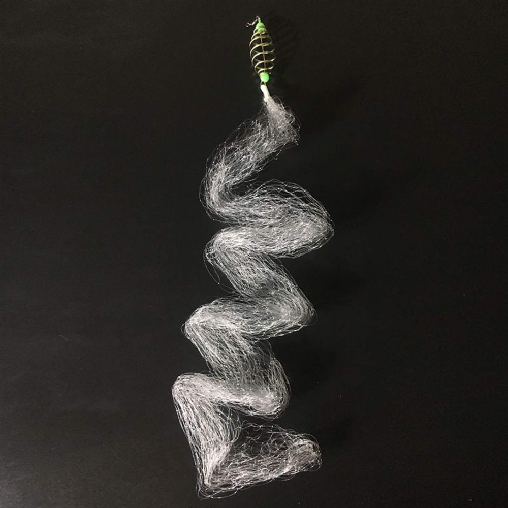 Bclla Zkenyao-net Fishing Copper Spring Fishnet, Small Mesh Night Luminous Beads Ball Bearing Fixed Ring Connector Fishing Net, (Color : 4)