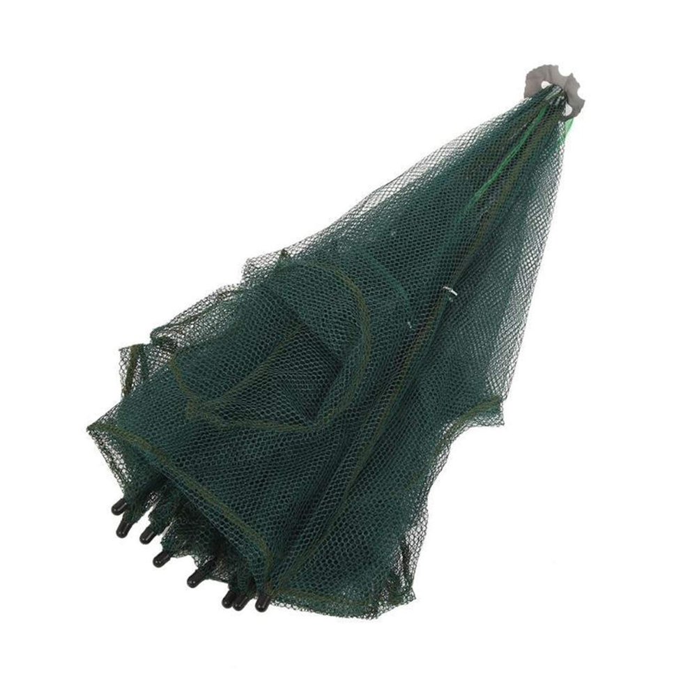 Bclla Zkenyao-net Fishing 2-8 Holes Automatic Fishing Net, Nylon Foldable Fish Trap Cast Net, Outdoor Folding Fishing Net, (Color : 8 Sides 8 Holes)