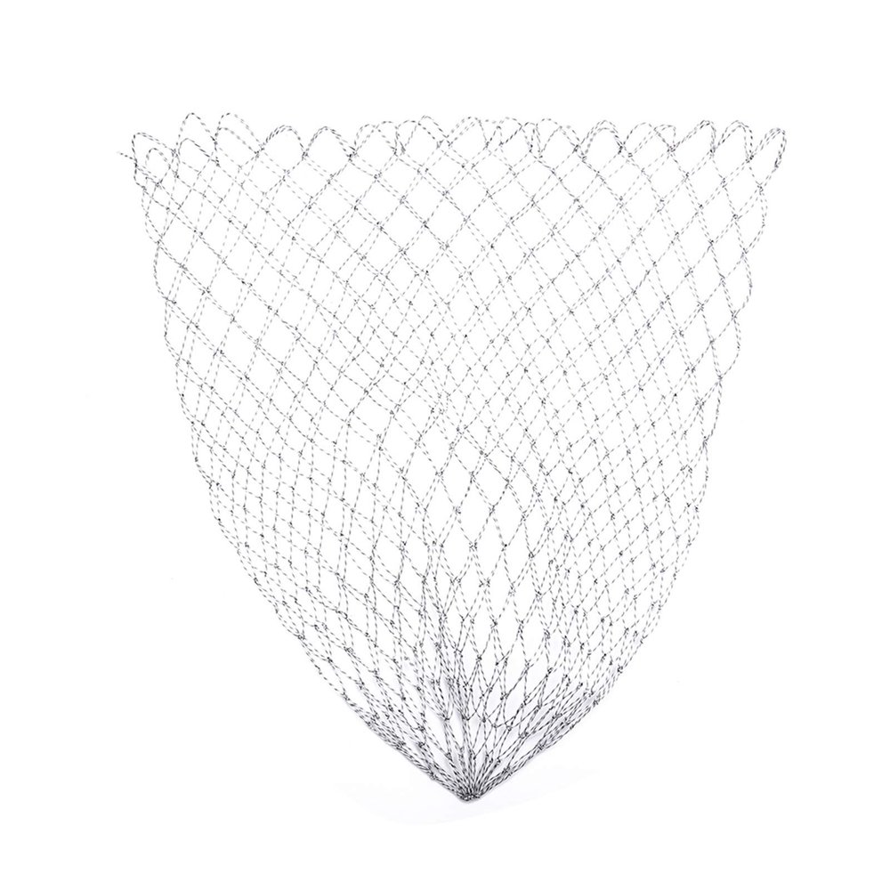 Bclla Zkenyao-net Fishing 35/45/70 Cm Double Line Braided Fishing Net, Fishing Tools Mesh Hole for Bass Trout Catch Luring Accesorry, (Color : 35cm)