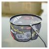 Bclla Zkenyao-net Fishing Fishing Folding Net, Titanium Alloy Brail Head Round Small Mesh, Fishing Hand Landing Net, (Color : 30cm) view 3