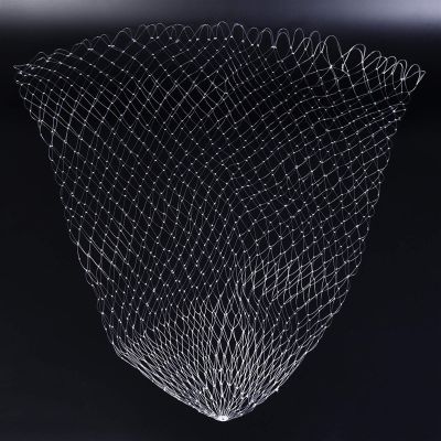 Bclla Zkenyao-net Fishing 1 Pc, Rhombus Mesh Collapsible Fishing Tools, 3 Sizes Nylon Fish Line Fishing Net, (Color : 40)