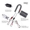Bclla Zkenyao-net Fishing Fly Fishing Trout Landing Net Set, Monofilament Nylon Fishing Network with Lanyard Rope and Magnetic Buckle, (Color : Red) view 2