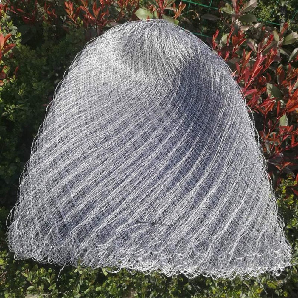 Bclla Zkenyao-net Fishing Nylon Fishing Nets, Collapsible Rhombus Mesh Hole 3 Sizes Depth Folding Dip Net, (Color : D70cm)