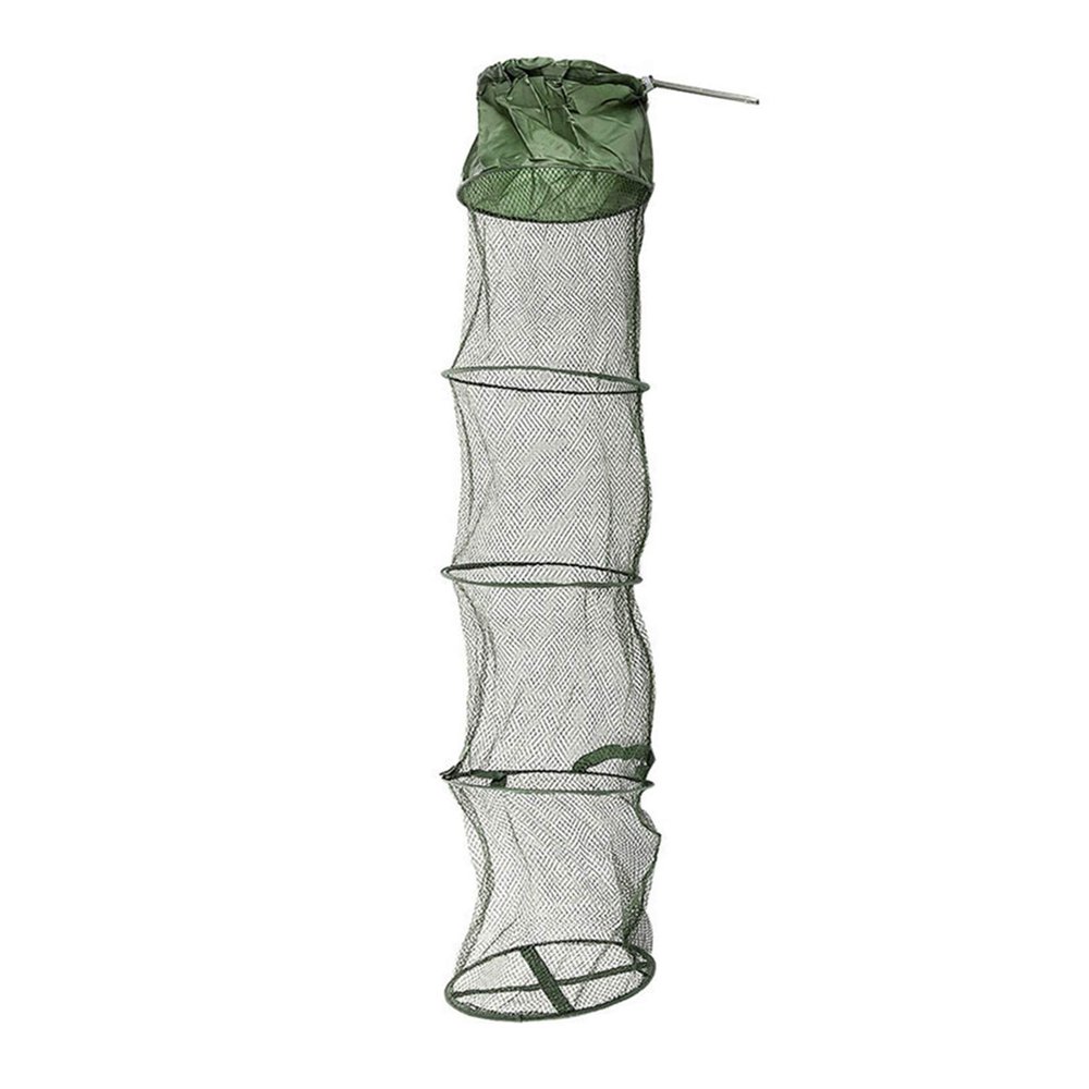 Bclla Zkenyao-net Fishing 5 Layers Folding Fishing Care Creel Tackle Fishing Net, Cast Foldable Fishing Network,Nylon Crab Fish Trap Cast Net, (Color : 30X150CM)