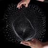 Bclla Zkenyao-net Fishing 40/50CM Nylon Net, Mesh Hole Collapsible Hole Fishing Tools,Small Hole Diameter Portable Fishing Net, (Color : 40cm) view 3
