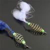 Bclla Zkenyao-net Fishing 6 Size Fishing Net, Trap Luminous Bead Copper Spring Shoal Netting, Fishnet Tackle, Small Mesh Ball Bearing Swivel, (Color : 10 mesh) view 2