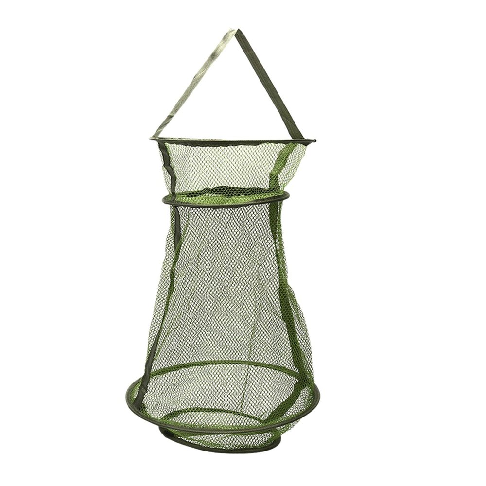 Bclla Zkenyao-net Fishing 1Pc Fishing Net, Fishing Care Creel Tackle Soft Rubber Landing Net, Cast Fishing Network for Fish Tackle Tools, (Color : Green)