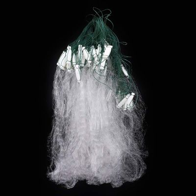 Bclla Zkenyao-net Fishing 25M Monofilament Fishing Gill Network Cast Network, Folding Fishing Network, Durable Accessories Float Trap