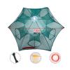 Bclla Zkenyao-net Fishing Folded Portable 20 Holes Fishing Net, Casting Crayfish Catcher Shrimp Minnow Crab Baits Trap Cages Mesh, (Color : 6 Imports) view 2