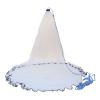 Bclla Zkenyao-net Fishing 8Ft 2.4M Fishing Net, Bait Throw Hand Cast 3/4 Inch Strong Nylon Mesh + Sinker, (Color : White) view 1