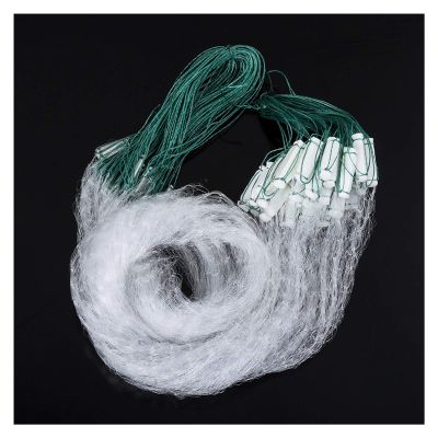 Bclla Zkenyao-net Fishing Polytene Single Layer Nylon Durable Material Fish Gillnet, 8M/20M Monofilament Fishing Net, (Color : 8m)