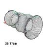 Bclla Zkenyao-net Fishing Collapsible Portable Fishing Accessories,Shrimp Lobster Cage, Crayfish Crab Trap Net, (Color : 25cmx47cm) view 2