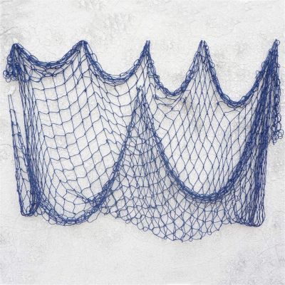 Bclla Zkenyao-net Fishing 1x2m /1.5x2m Handmade Decorative Fishing Net, Cotton Thread Bar Fish Nets, Decor Beach Scene Party Decoration, (Color : Red)