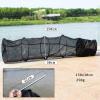 Bclla Zkenyao-net Fishing 1pc, Black Tackle 1.5m Creel Fishing Gear, 5 Layers Fishing Collapsible Foldable Protable, (Color : Black) view 3