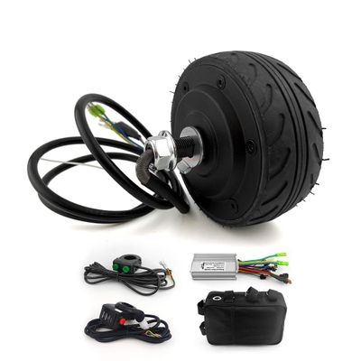 4 Inch Motor Wheel for DIY Kickscooter Thumb Throttle with Power Button Switch Indicator