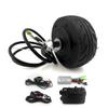 4 Inch Motor Wheel for DIY Kickscooter Thumb Throttle with Power Button Switch Indicator view 1