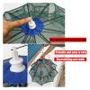 Bclla Zkenyao-net Fishing Folded Portable 4-20 Holes Automatic Fishing Net, Crayfish Catch Fish Trap Fishes Shrimp Crab Cast Mesh, (Color : 6 Enter) view 4