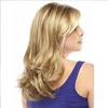 Andongnywell Golden Lace Front Ladies Heat Resistant Synthetic Hair Wig for Women Wig with Side Bangs (Golden,One Size,) view 2
