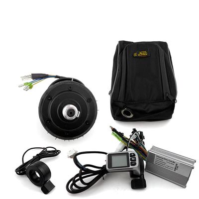 4 Inch Kickscooter Kit with 200W Motor Wheel Solid Tire Screen Thumb Accelerator Brake System Bag (24V 200W kit)