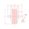 4 Inch Kickscooter Kit with 200W Motor Wheel Solid Tire Screen Thumb Accelerator Brake System Bag (24V 200W kit) view 2