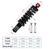 LvTu Mountain Bike Rear Shock Absorber 125mm(5") 150mm(6") 165mm(6.5") 190mm(7.5"), Rear Biliary Spring Shock, Coil Spring Black (Size : 125mm/550Lbs) view 2