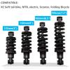 LvTu Downhill Mountain Bike Rear Shock Absorber 125mm(5") 150mm(6") 165mm(6.5") 190mm(7.5") Wheel Chair Steel Coil Spring Shock (Color : 165mm(6.5"), Size : 1500Lb) view 3