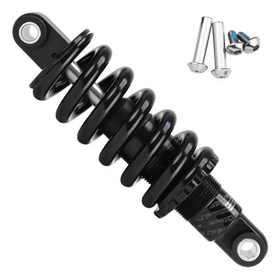 LvTu Mountain Bike E-Bike Wheelchair Rear Shock Absorber 125mm (4.9") 150mm(6") 165mm (6.3") 190mm (7.5") Coil Spring Suspension Black with Bushing (Color : 150mm, Size : 2000Lb)
