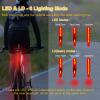 WINDFIRE Bike Tail Light Rechargeable, Red LED Rear Bike Lights, 6 Light Modes, Bicycle Laser Back Taillight Cycling Safety Warning Light, Bike Lights for Night Riding view 2
