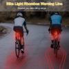 WINDFIRE Bike Tail Light Rechargeable, Red LED Rear Bike Lights, 6 Light Modes, Bicycle Laser Back Taillight Cycling Safety Warning Light, Bike Lights for Night Riding view 4