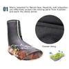 SXFJF Unisex's Road Cycling Overshoes, Neoprene Reflective Waterproof Windproof Bike Overshoes Cold Protection Thermal, for Road Biking,Green,L view 4