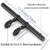 Bike Bicycle Double Handlebar Extender Extension,11.8"(30 cm) Aluminum alloy Super Long Bracket AccessoriesFor Bike Mounts,Extender Bars, Headlights,Light Lamp,Phone Mount,For 31.8mm/25.4mm caliber view 3