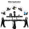 Bike Bicycle Double Handlebar Extender Extension,11.8"(30 cm) Aluminum alloy Super Long Bracket AccessoriesFor Bike Mounts,Extender Bars, Headlights,Light Lamp,Phone Mount,For 31.8mm/25.4mm caliber view 4