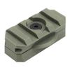 JFFCESTORE Tactical Airsoft Helmet ARC Rails Adapter 360  Rotation Fit 19mm Fast Helmet Green view 2
