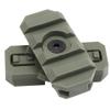 JFFCESTORE Tactical Airsoft Helmet ARC Rails Adapter 360  Rotation Fit 19mm Fast Helmet Green view 3