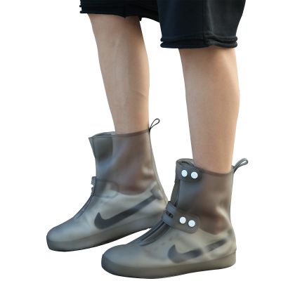 McBiuti Waterproof Rain Boot Shoe Covers,Unisex Reusable Foldable Overshoes, Resistant Rain Ankle high top Boots Non-Slip Washable Protection