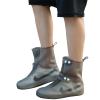 McBiuti Waterproof Rain Boot Shoe Covers,Unisex Reusable Foldable Overshoes, Resistant Rain Ankle high top Boots Non-Slip Washable Protection view 1