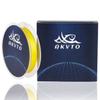 AKvto 150YDS Silky8 Braided Polyethylene Fishing Line - Smooth Casting, high Sensitivity, Abrasion-Resistant, Zero Stretch and Low Memory, 8-80LB Ultra-Thin for Freshwater and Saltwater Angling