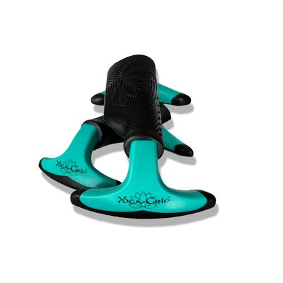 Yoga-Grip, Premium Quality Wrist Alignment Yoga Blocks to Eliminate Wrist Pain in All Poses - Great for Yoga, Pushups and Pilates. Set of 2 with Instruction Card