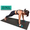 Yoga-Grip, Premium Quality Wrist Alignment Yoga Blocks to Eliminate Wrist Pain in All Poses - Great for Yoga, Pushups and Pilates. Set of 2 with Instruction Card view 2