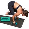 Yoga-Grip, Premium Quality Wrist Alignment Yoga Blocks to Eliminate Wrist Pain in All Poses - Great for Yoga, Pushups and Pilates. Set of 2 with Instruction Card view 4
