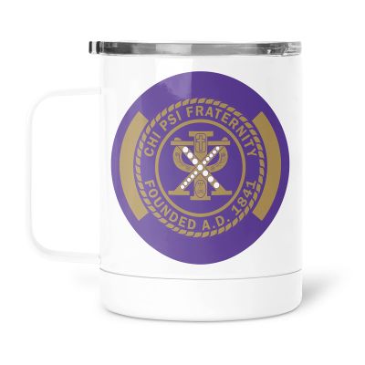 greeklife.store Chi Psi Stainless Steel Travel Mug 13 OZ (Chi Psi 1)