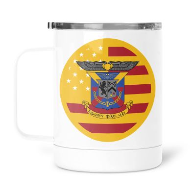 greeklife.store Delta Kappa Epsilon Stainless Steel Travel Mug 13 OZ (Delta Kappa Epsilon 2)