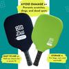 Big Dill Pickleball Co. Neoprene Pickleball Paddle Cover Only | Case Fits Pickleball Rackets up to 8.25" Wide Pickle Ball Paddle Sleeve and Pickle Ball Paddle Covers (Lime Green) view 3