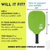 Big Dill Pickleball Co. Neoprene Pickleball Paddle Cover Only | Case Fits Pickleball Rackets up to 8.25" Wide Pickle Ball Paddle Sleeve and Pickle Ball Paddle Covers (Lime Green) view 4