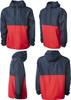 Independent Trading Co. Lightweight Windbreaker Pullover Jacket (EXP54LWP) -Army -XS view 3