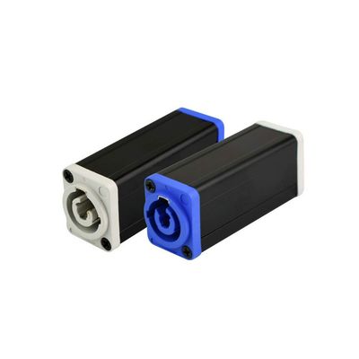 Toronce PowerCON NAC3MM-1 NAC3MPA-1 to NAC3MPB-1 AC Power Coupler 20A(Blue-Gray_2Pack)
