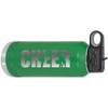 CustomGiftsNow Cheer - Cheerleading 32-Ounce Engraved Double-Wall Insulated Stainless Steel Sports Water Bottles with Flip Top Lid, Straw (Green) view 1
