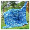 Tophacker Camouflage Netting Camo Bulk Roll Lightweight Car Concealment Garden Pergola Cover for Hunting Shooting Camping Decoration Sunscreen Nets Blue Customize view 2