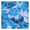 Tophacker Camouflage Netting Camo Bulk Roll Lightweight Car Concealment Garden Pergola Cover for Hunting Shooting Camping Decoration Sunscreen Nets Blue Customize view 3