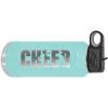 CustomGiftsNow Cheer - Cheerleading 32-Ounce Engraved Double-Wall Insulated Stainless Steel Sports Water Bottles with Flip Top Lid, Straw (Teal) view 1